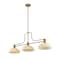 Z-Lite Melange 3 Light Chandelier, Heritage Brass & Golden Mottle 725-3HBR-DGM14 - alternate 3